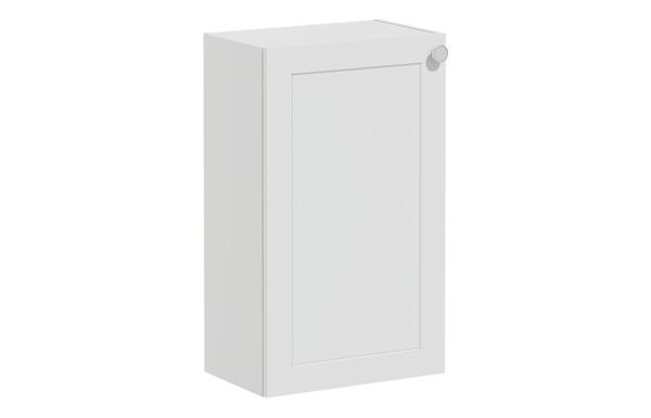 VitrA Root Classic 40cm 1 Door Slim Lower/Base Unit (LH Hinge) - Matt Light Grey