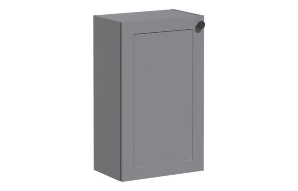 VitrA Root Classic 40cm 1 Door Slim Lower/Base Unit (LH Hinge) - Matt Grey