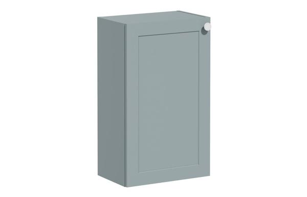 VitrA Root Classic 40cm 1 Door Slim Lower/Base Unit (LH Hinge) - Matt Fjord Green