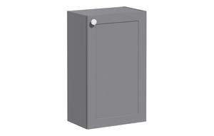 VitrA Root Classic 40cm 1 Door Slim Lower/Base Unit (RH Hinge) - Matt Grey