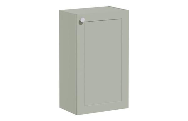 VitrA Root Classic 40cm 1 Door Slim Lower/Base Unit (RH Hinge) - Matt Retro Green