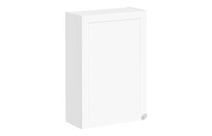 VitrA Root Classic 60cm 1 Door Upper/Wall Unit (LH Hinge) - Matt White