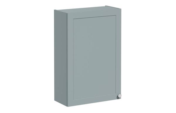 VitrA Root Classic 60cm 1 Door Upper/Wall Unit (LH Hinge) - Matt Fjord Green