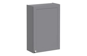 VitrA Root Classic 60cm 1 Door Upper/Wall Unit (RH Hinge) - Matt Grey