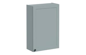 VitrA Root Classic 60cm 1 Door Upper/Wall Unit (RH Hinge) - Matt Fjord Green