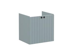 VitrA Root Groove 60cm 2 Door Wall Hung Washbasin Unit - Matt Fjord Green