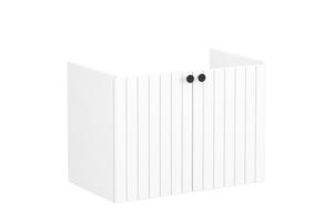 VitrA Root Groove 80cm 2 Door Wall Hung Washbasin Unit - Matt White