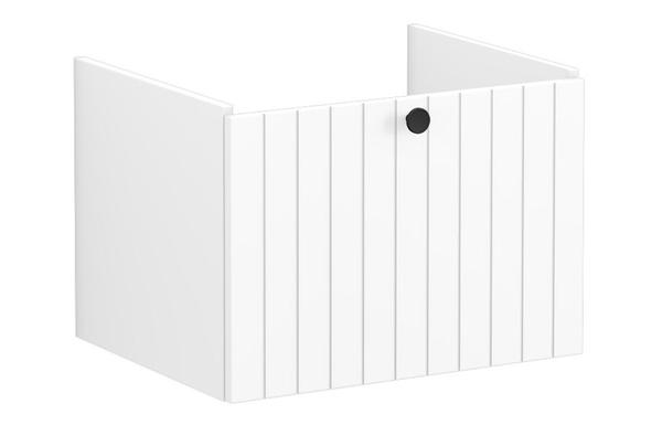 VitrA Root Groove 60cm 1 Drawer Washbasin Unit - Matt White