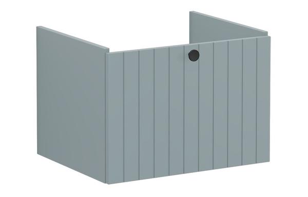 VitrA Root Groove 60cm 1 Drawer Washbasin Unit - Matt Fjord Green