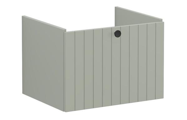VitrA Root Groove 60cm 1 Drawer Washbasin Unit - Matt Retro Green