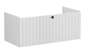 VitrA Root Groove 100cm 1 Drawer Washbasin Unit - Matt Light Grey