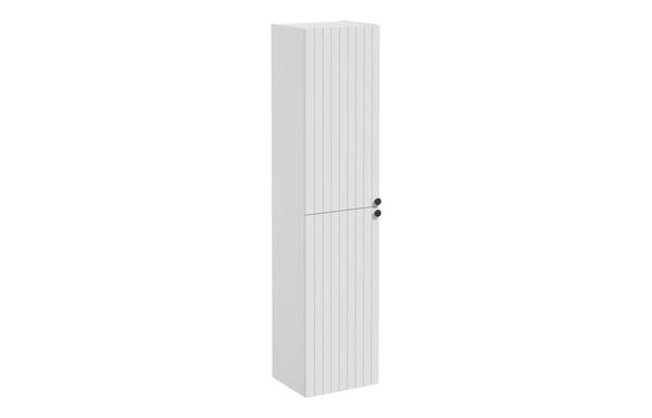 VitrA Root Groove 40cm 2 Door Tall Unit (LH Hinge) - Matt Light Grey