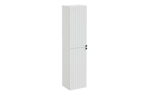 VitrA Root Groove 40cm 2 Door Tall Unit (LH Hinge) - Matt Light Grey