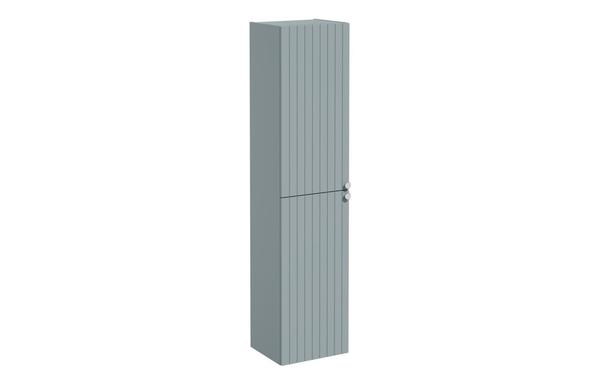 VitrA Root Groove 40cm 2 Door Tall Unit (LH Hinge) - Matt Fjord Green