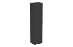 VitrA Root Groove 40cm 2 Door Tall Unit (LH Hinge) - Matt Graphite