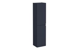 VitrA Root Groove 40cm 2 Door Tall Unit (LH Hinge) - Matt Dark Blue