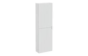 VitrA Root Groove 55cm 2 Door Slim Tall Unit (LH Hinge) - Matt Light Grey