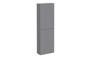 VitrA Root Groove 55cm 2 Door Slim Tall Unit (LH Hinge) - Matt Grey