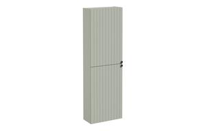 VitrA Root Groove 55cm 2 Door Slim Tall Unit (LH Hinge) - Matt Retro Green