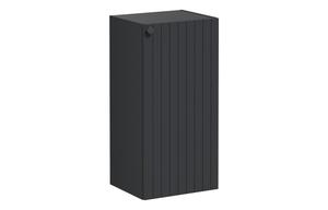 VitrA Root Groove 40cm 1 Door Lower/Base Unit (RH Hinge) - Matt Graphite