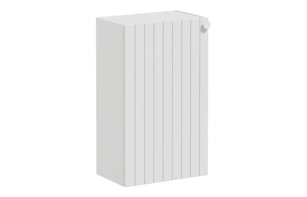 VitrA Root Groove 40cm 1 Door Slim Lower/Base Unit (LH Hinge) - Matt Light Grey