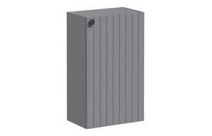 VitrA Root Groove 40cm 1 Door Slim Lower/Base Unit (RH Hinge) - Matt Grey