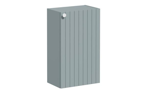 VitrA Root Groove 40cm 1 Door Slim Lower/Base Unit (RH Hinge) - Matt Fjord Green