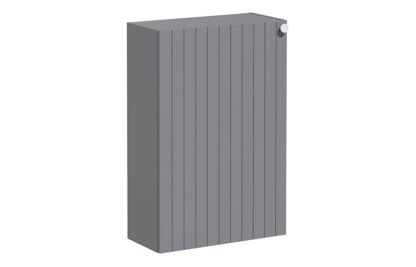 VitrA Root Groove 55cm 1 Door Slim Lower/Base Unit (LH Hinge) - Matt Grey