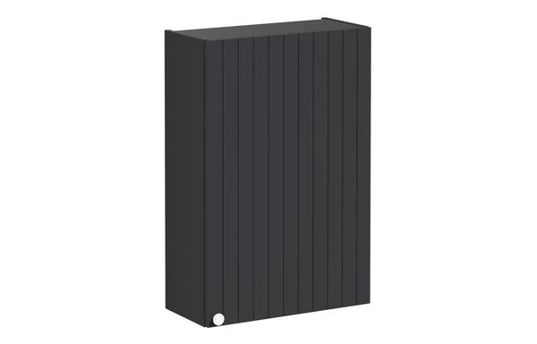 VitrA Root Groove 55cm 1 Door Slim Lower/Base Unit (RH Hinge) - Matt Graphite