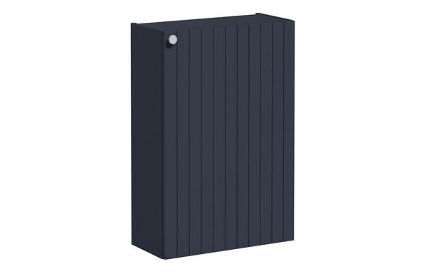 VitrA Root Groove 55cm 1 Door Slim Lower/Base Unit (RH Hinge) - Matt Dark Blue