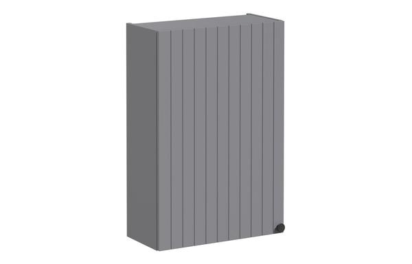 VitrA Root Groove 60cm 1 Door Upper/Wall Unit (LH Hinge) - Matt Grey