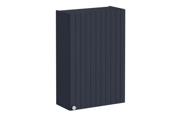 VitrA Root Groove 60cm 1 Door Upper/Wall Unit (RH Hinge) - Matt Dark Blue