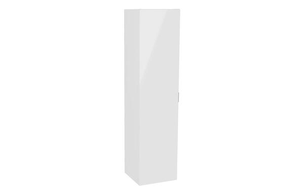 VitrA S20 Square 35cm 1 Door Tall Unit - High Gloss White
