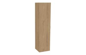 VitrA S20 Square 35cm 1 Door Tall Unit - Maple Oak