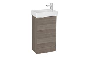 VitrA S20 Square 45cm 1 Door Floor Standing Basin Unit - Cordoba