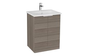 VitrA S20 Square 60cm 2 Door Floor Standing Basin Unit - Cordoba