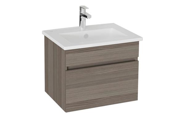 VitrA S20 Square 60cm 1 Drawer Wall Hung Basin Unit - Cordoba