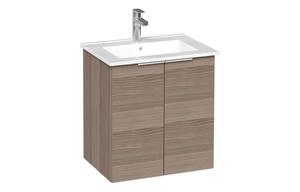 VitrA S20 Square 60cm 2 Door Wall Hung Basin Unit - Cordoba