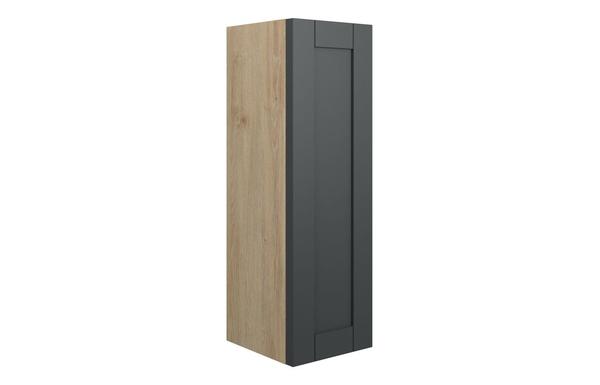 Abbi 200mm Slim Base Unit - Matt Graphite Grey (Oak Cab)