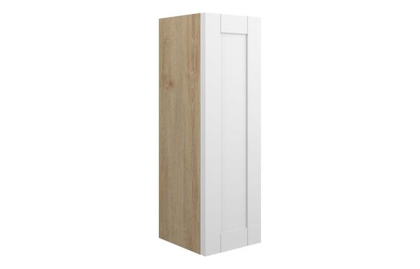 Abbi 200mm Slim Base Unit - Matt White (Oak Cab)
