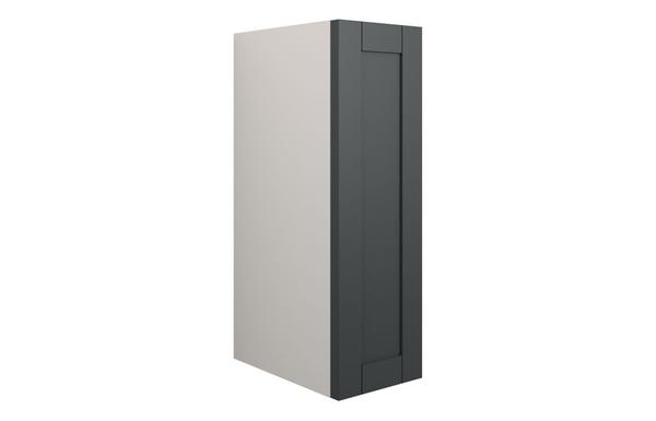 Abbi 200mm Standard Toilet Roll Unit - Matt Graphite Grey (Grey Cab)