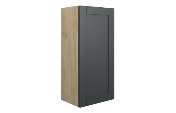 Abbi 300mm Slim Base Unit - Matt Graphite Grey (Oak Cab)