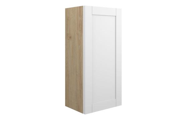 Abbi 300mm Slim Base Unit - Matt White (Oak Cab)