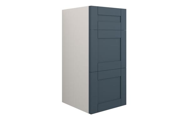 Abbi 300mm Standard 3 Drawer Unit - Matt Arley Blue (Grey Cab)