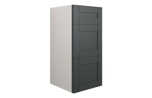 Abbi 300mm Standard 3 Drawer Unit - Matt Graphite Grey (Grey Cab)