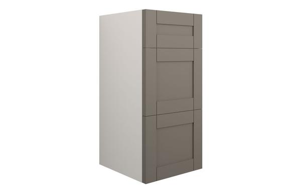 Abbi 300mm Standard 3 Drawer Unit - Matt Stone (Grey Cab)