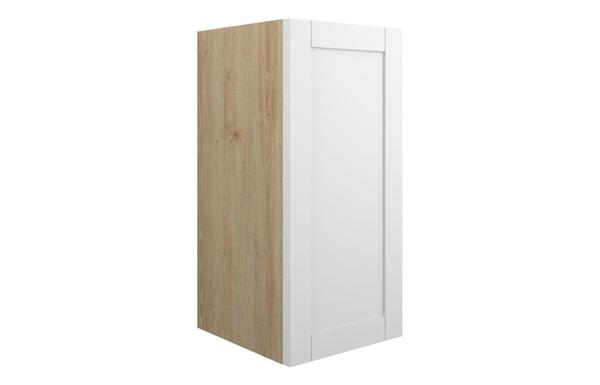 Abbi 300mm Standard Base Unit - Matt White (Oak Cab)
