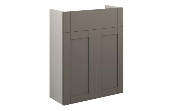Abbi 500mm Slim Basin Unit - Matt Stone (Grey Cab)