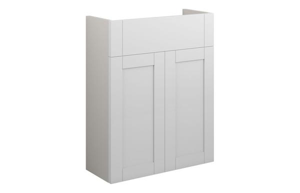 Abbi 500mm Slim Basin Unit - Matt White (Grey Cab)