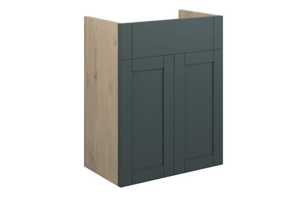 Abbi 500mm Standard Basin Unit - Matt Green Camo (Oak Cab)